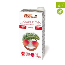 Napój kokosowy bez cukru bezglutenowy BIO 1 l Ecomil