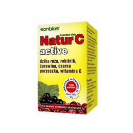 Natur C activ na poprawę odporoności i przeziębienia 100 tabletek (500 mg) Sanbios