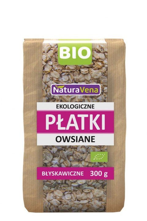 PŁATKI OWSIANE BŁYSKAWICZNE BIO 300 g - NATURAVENA