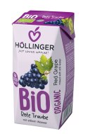 NEKTAR Z CZERWONYCH WINOGRON BEZ DODATKU CUKRÓW BIO 200 ml - HOLLINGER