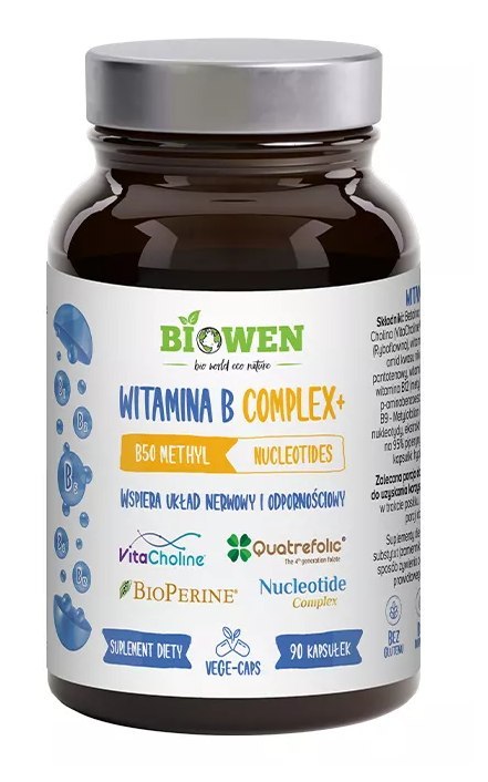 WITAMINA B COMPLEX+ 90 KAPSUŁEK - HEMPKING (BIOWEN)