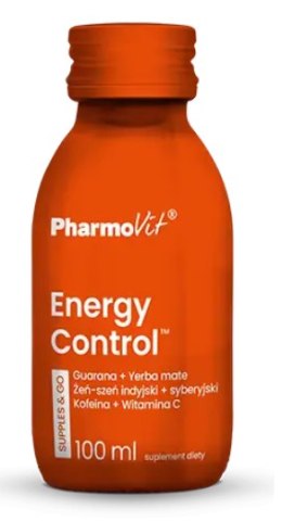 SHOT ENERGY CONTROL BEZGLUTENOWY 100 ml - PHARMOVIT (SUPPLES & GO)