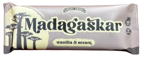 BATON BAKALIOWY O SMAKU CHAŁWY "MADAGASKAR" BEZGLUTENOWY 40 g - ZMIANY ZMIANY