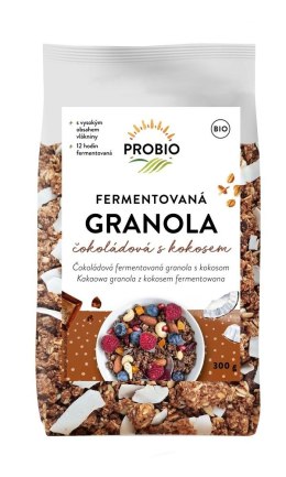 GRANOLA CZEKOLADOWA Z KOKOSEM FERMENTOWANA BIO 300 g - PROBIO