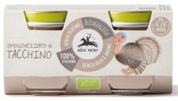 MIĘSO INDYKA BEZGLUTENOWE OD 4 MIESIĄCA BIO (2 x 80 g) 160 g - ALCE NERO