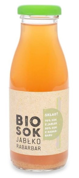 SOK JABŁKOWO - RABARBAROWY NFC BIO 250 ml - OWOCOWE SMAKI