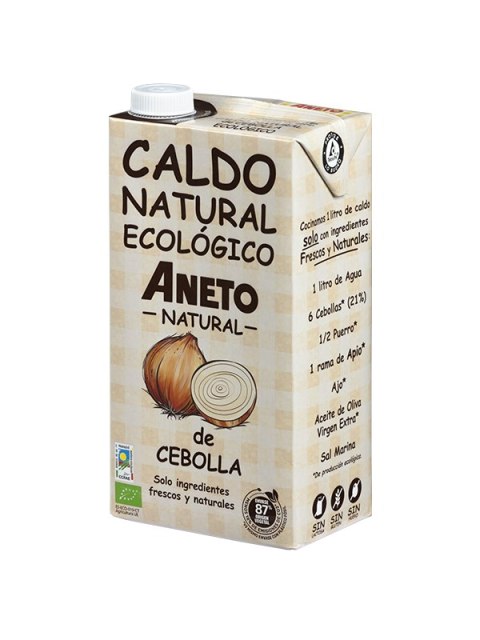 BULION CEBULOWY W PŁYNIE BEZGLUTENOWY BIO 1 L - ANETO NATURAL