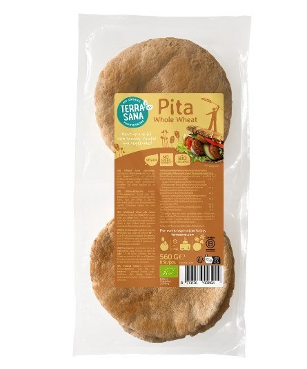 CHLEB PITA PEŁNOZIARNISTY BIO 560 g - TERRASANA