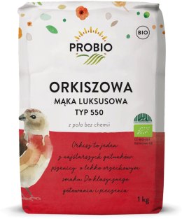 MĄKA ORKISZOWA LUKSUSOWA TYP 550 BIO 1 kg - PROBIO