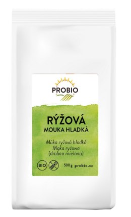 MĄKA RYŻOWA DROBNO MIELONA BEZGLUTENOWA BIO 500 g - PROBIO