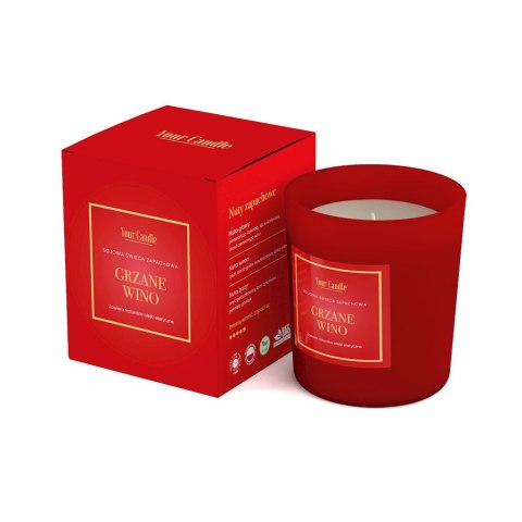 ŚWIECA SOJOWA ZAPACHOWA PREMIUM GRZANE WINO 210 ml - YOUR CANDLE (PRODUKT SEZONOWY)