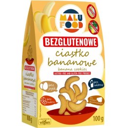 CIASTKA BANANOWE BEZ CUKRU BEZGLUTENOWE 100 g - MALU FOOD