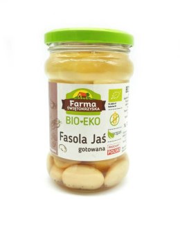 FASOLA JAŚ GOTOWANA BEZGLUTENOWA BIO 300 g (175 g) (SŁOIK) - FARMA ŚWIĘTOKRZYSKA