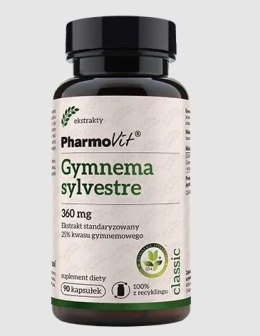 GURMAR EKSTRAKT (GYMNEMA SYLVESTRE) (360 mg) BEZGLUTENOWA 90 KAPSUŁEK - PHARMOVIT (CLASSIC)