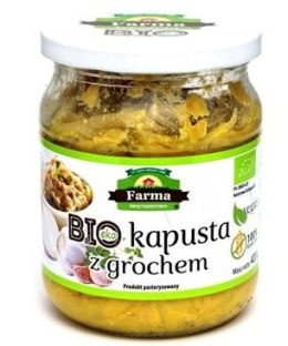 KAPUSTA Z GROCHEM BEZGLUTENOWA BIO 420 g - FARMA ŚWIĘTOKRZYSKA (PRODUKT SEZONOWY)