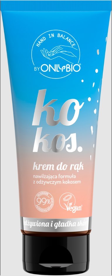 KREM DO RĄK KOKOS 50 ml - ONLY BIO (HAND IN BALANCE)