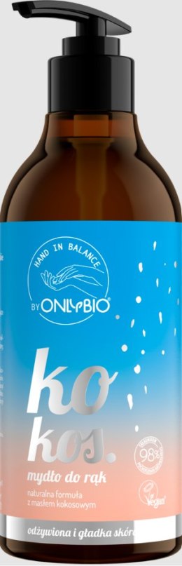 MYDŁO DO RĄK KOKOS 400 ml - ONLYBIO HAND IN BALANCE