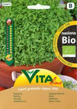 NASIONA RZEŻUCHY BIO NA KIEŁKI 4 g - VITA LINE (77594CIN0EP) (PRODUKT SEZONOWY)