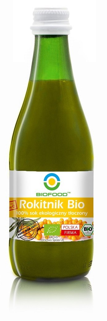 SOK Z ROKITNIKA NFC BEZGLUTENOWY BIO 300 ml - BIO FOOD