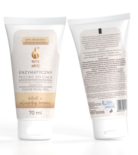 PEELING ENZYMATYCZNY DO CIAŁA 70 ml - TERRA ZDRÓJ (SERIA BOROWINOWA)