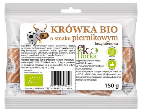 KRÓWKI O SMAKU PIERNIKOWYM BEZGLUTENOWE BIO 150 g - EKOFLORKA (PRODUKT SEZONOWY)