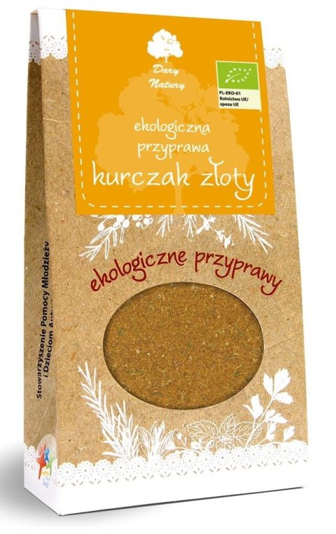 PRZYPRAWA ZŁOTY KURCZAK BIO 60 g - DARY NATURY