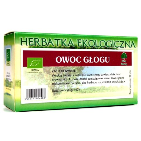 HERBATKA OWOC GŁOGU BIO (25 x 2 g) 50 g - DARY NATURY